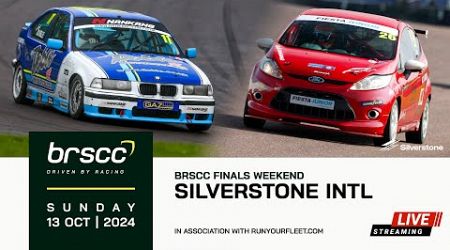 BRSCC LIVE | FINALS WEEKEND @ SILVERSTONE INTERNATIONAL | 12/13 OCTOBER 2024 | SUNDAY STREAM