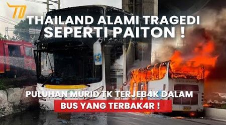 Kronologi Terbakarnya Bus Di Thailand, Yang Membawa Mur1d TK Terjebak Dalam Panas