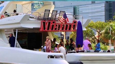 MILLION DOLLAR YACHTS ON THE MIAMI RIVER