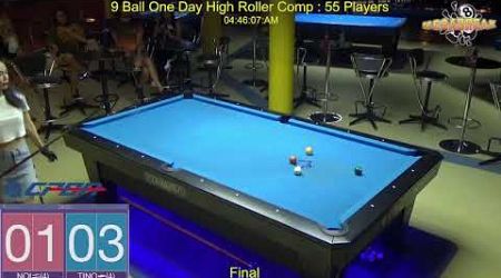 9 Ball One Day High Roller Competition : 13/10/24