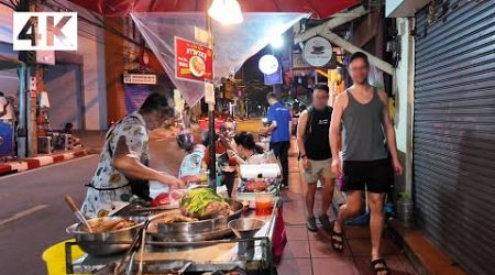 [4K UHD] Walking in Downtown Bangkok | Silom Area Saturday Evening Walk