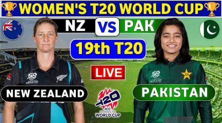 Pakistan Women vs New Zealand Women, 19th T20 | PAKW vs NZW Live Score &amp; Commentary WT20 World Cup