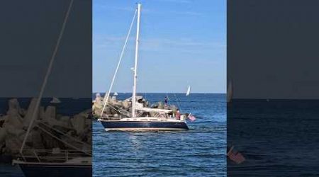 Beautiful Sailboat On A Very Calm Day - Point Pleasant Beach NJ