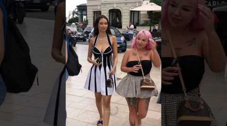 Gorgeous ladies walking through Monaco #billionaire #monaco #luxury #trending #lifestyle #fyp