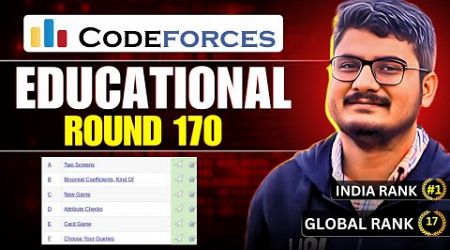 Codeforces Educational Round 170 Solution Discussion