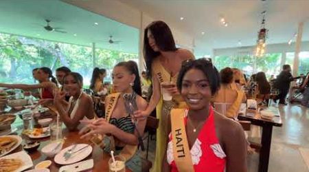 MGI 2024 : Having lunch with MGI 2024 contestants | Miss Grand International 2024