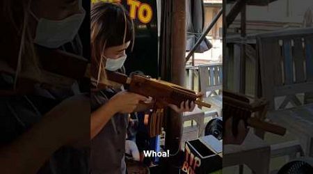 EXTREME Rubber band guns in Thailand 