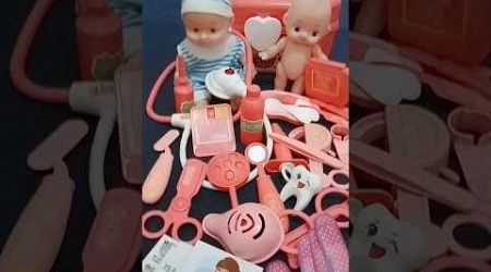 Satisfying with Unboxing &amp; Review Cute Peach Medical Doctor Set/Asmrtoys#asmr