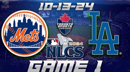 10-13-24 New York Mets vs Los Angeles Dodgers NLCS Game 1 Game Audio | MLB Playoffs Cast &amp; Chat