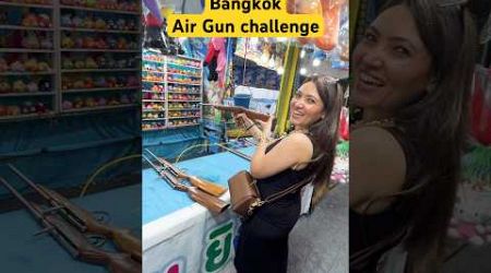 Bangkok air gun challenge #love #husbandwifecomedy #familyfun #familyvlog #familyman #bollywood