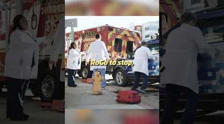 A car on autopilot crashed into an ambulance...