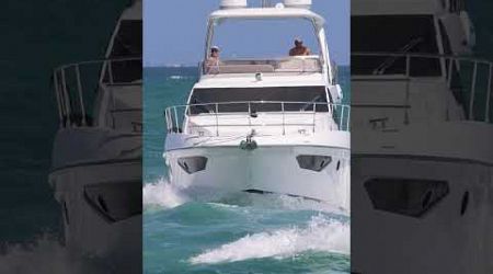 Azimut yacht in motion!!!