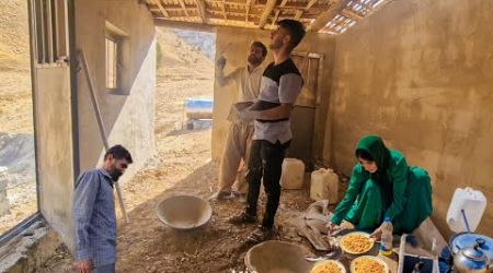 Amirs Tochter und seine Frau ; building a house with love and delicious homemade lunch