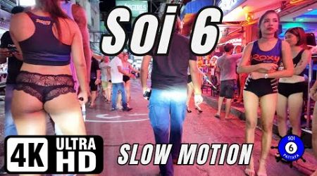 Soi 6 | Pattaya | Slow Motion | 04-10-2024 | 4K Ultra HD 60FPS