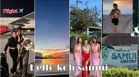 KOH SAMUI VLOG | GIRLS TRIP WITH LOTS OF ENJOYMENT @laxmishrestha ✈️