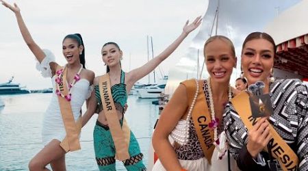 Once Yachting - Miss Indonesia kept the micro on the yacht DU THUYỀN hạng sang - Miss Grand Inter 24