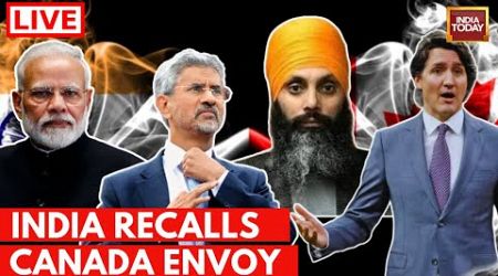 India-Canada Faceoff Live: No Faith In Trudeau Govt | India Withdraws High Commissioner From Canada