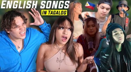 Why are they better in FILIPINO!? Latinos react to Covers in POPULAR songs in TAGALOG