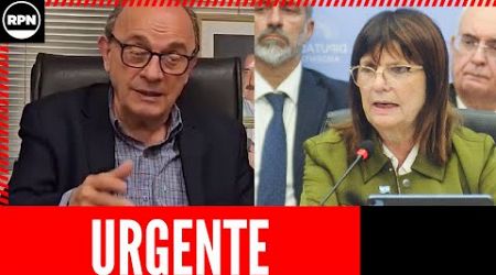 Urgente: Leopoldo Moreau denunciará penalmente a Patricia Bullrich