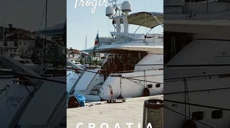 Trogir - amazing town #travel #trogir #croatia #europe #ship #yacht #swan #swam2 #sea #nature