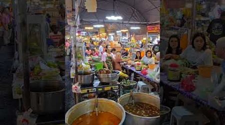 Thai Street Food at the Soi Buakhao Market of Pattaya City in Thailand Asia #thailand #thai #pattaya