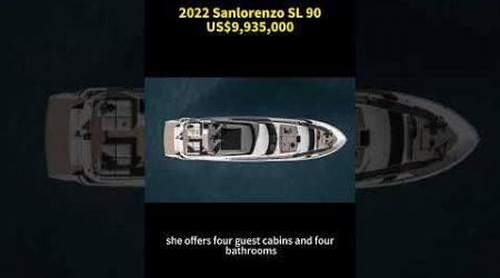 NO.277. This Sanlorenzo SL90 is a stock yacht. #yachtlife #yachting #yachtbrokerage #yacht #yachts