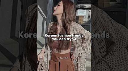 Korean popular fashion trends you can try || #shorts #foryou #goviral #shorts #viralshort