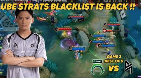 RAFAELA IS BACK!! UBE STRAT ALA BONCHAN - BLACKLIST INTERNATIONAL vs SMART OMEGA Game 2 #KBreakdown