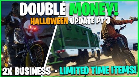 DOUBLE MONEY, BUSINESS BONUS, NORTH YANKTON, HALLOWEEN &amp; DISCOUNTS - GTA ONLINE WEEKLY UPDATE