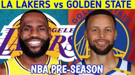 NBA LIVE : LA LAKERS @ GOLDEN STATE I LIVE SCORES &amp; PLAYERS STATISTICS.