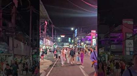 Bangla Road in phuket. Patting Beach. #travel #shorts