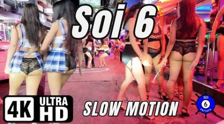 Soi 6 | Pattaya | Slow Motion | 05-10-2024 | 4K Ultra HD 60FPS