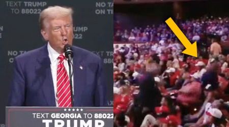 MASSIVE Trump glitch raises medical questions, crowd walks out