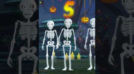 Five Little Skeletons #shorts #viral #trending #popular #shorts #trending #ytshort #halloween