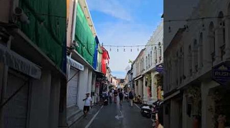 Old Phuket Town Street. Phuket. #shorts #travel