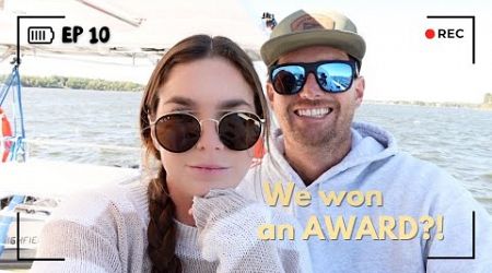 We WON an award at the Annapolis Sailboat Show?! (boat tours, youtube booth) | Ep. 10