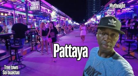 PATTAYA NIGHTLIFE THAILAND 2024 - Soi buakhao, Tree town, Soi made in Thailand &amp; Mythnight