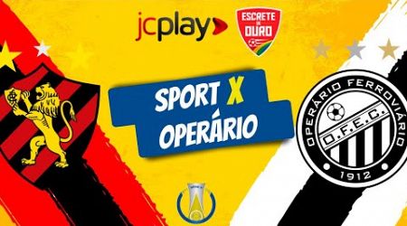 SPORT x OPERÁRIO pelo CAMPEONATO BRASILEIRO da SÉRIE B com a RÁDIO JORNAL