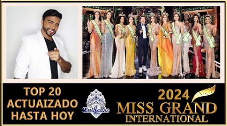 Miss Grand International 2024 - Top 20 Actualizado Hasta Hoy