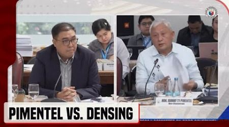 Rep. Pimentel, dating Education official Densing, nagkainitan sa pagdinig ng komite ng Kamara