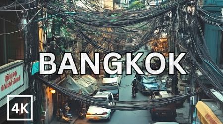 Street Life in Bangkok Thailand - This city is WILD | 4K HDR Walking Tour