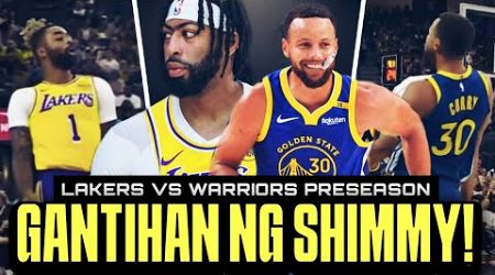 ASARAN pa nga! DLo at Steph Curry gantihan ng Shimmy! Bronny James nakashoot na! Lakers vs Warriors