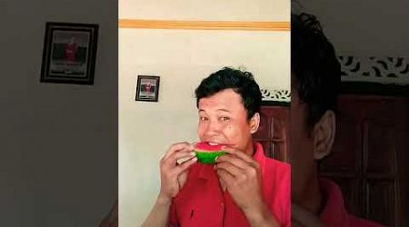 Hanya semangka yang enak di musim ini || #ebl #trends #funny #comedy #mukbang