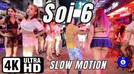 Soi 6 | Pattaya | Slow Motion | 06-10-2024 | 4K Ultra HD 60FPS