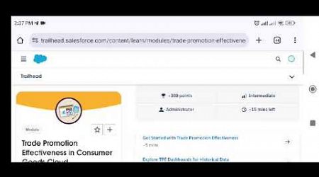 Trade promotion effectiveness in consumer x cloud, Thailand module quiz tutorial