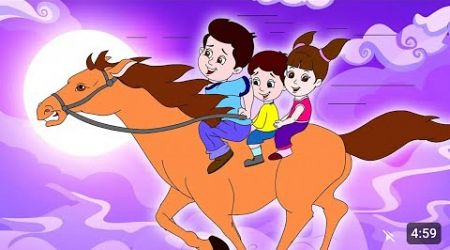 Lakdi ki kathi |लकड़ी की काठी |Popular Hindi Children Songs |Animated Songs by JingleToons