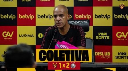 COLETIVA COM O TÉCNICO PEPA (SPORT 1X2 OPERÁRIO)