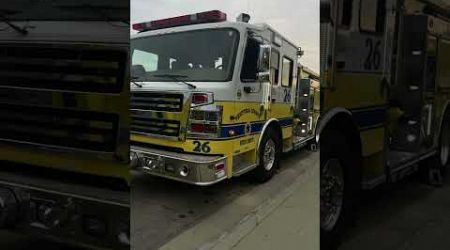 Engine 256 (E26) responding to medical emergency #emergencymedicalservices #automobile #medical