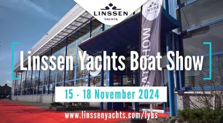 Linssen Yachts Boat Show: 15-18 November 2024 #yachting #boating