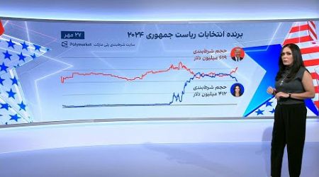 شرط‌بندی روی ترامپ و هریس